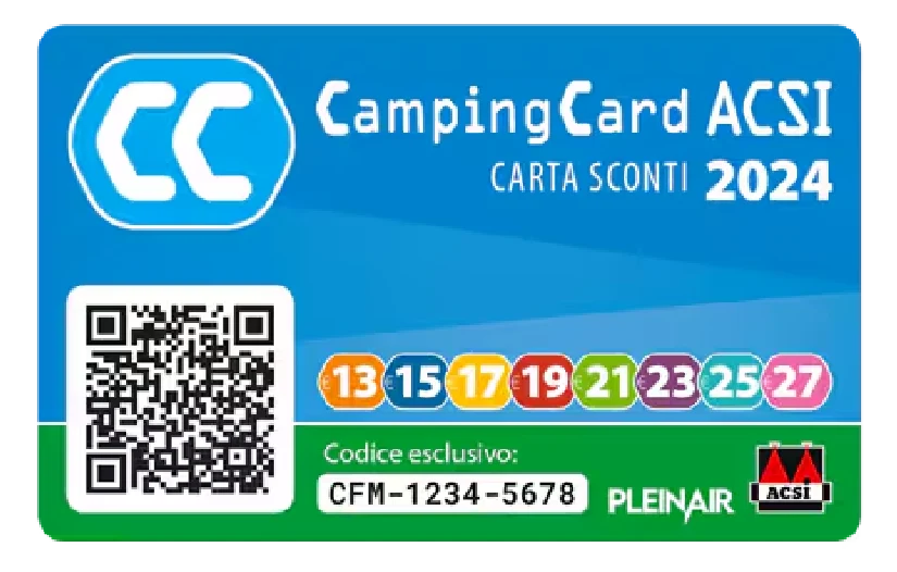 Tessera Camping Card ACSI